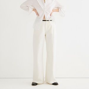 J. Crew Point Sur puddle jean in Picket Fence wash